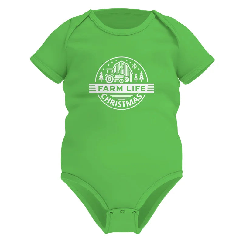 Farm Life Christmas 1 - Infant Fine Jersey Bodysuit