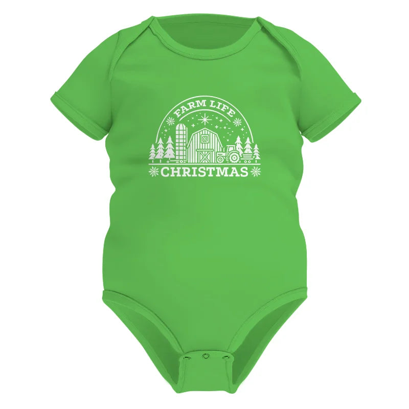 Farm Life Christmas 4 - Infant Fine Jersey Bodysuit