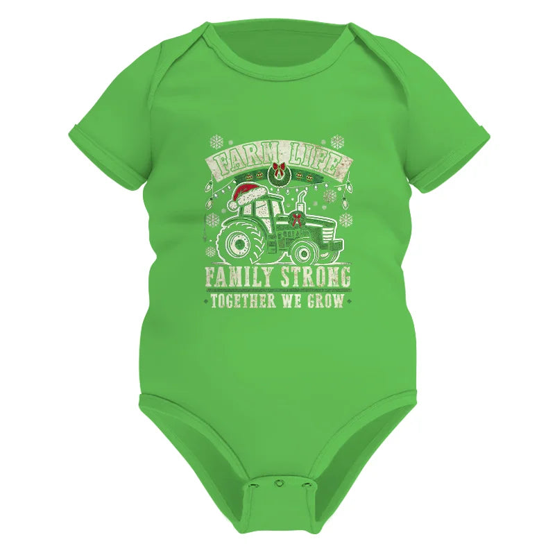 Farm Life Family Strong Together We Grow - Infant Fine Jersey Bodysuit