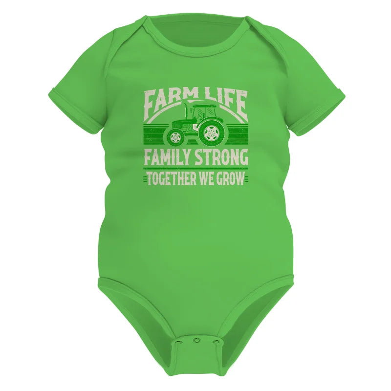 Farm life Family Strong_Together We grow - Infant Fine Jersey Bodysuit