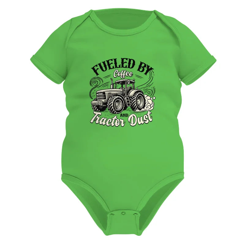 Fueled By Coffee And Tractor Dust 2 - Infant Fine Jersey Bodysuit