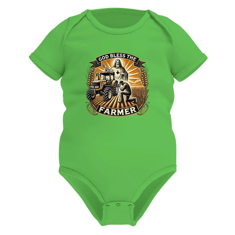 Image of God Bless The Farmer 2 - Infant Fine Jersey Bodysuit