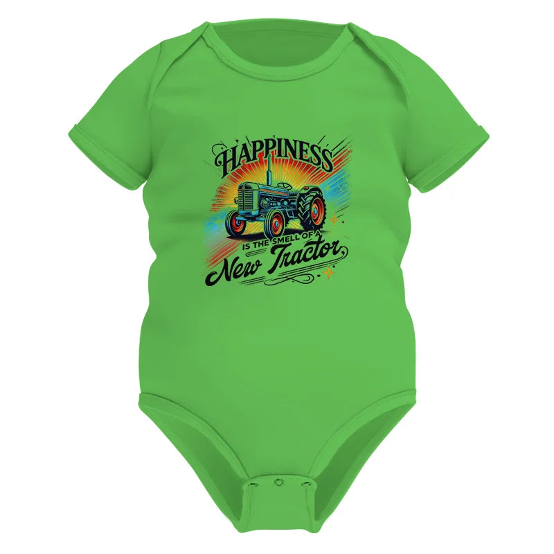 Happiness Is The Smell Of A New Tractor - Infant Fine Jersey Bodysuit