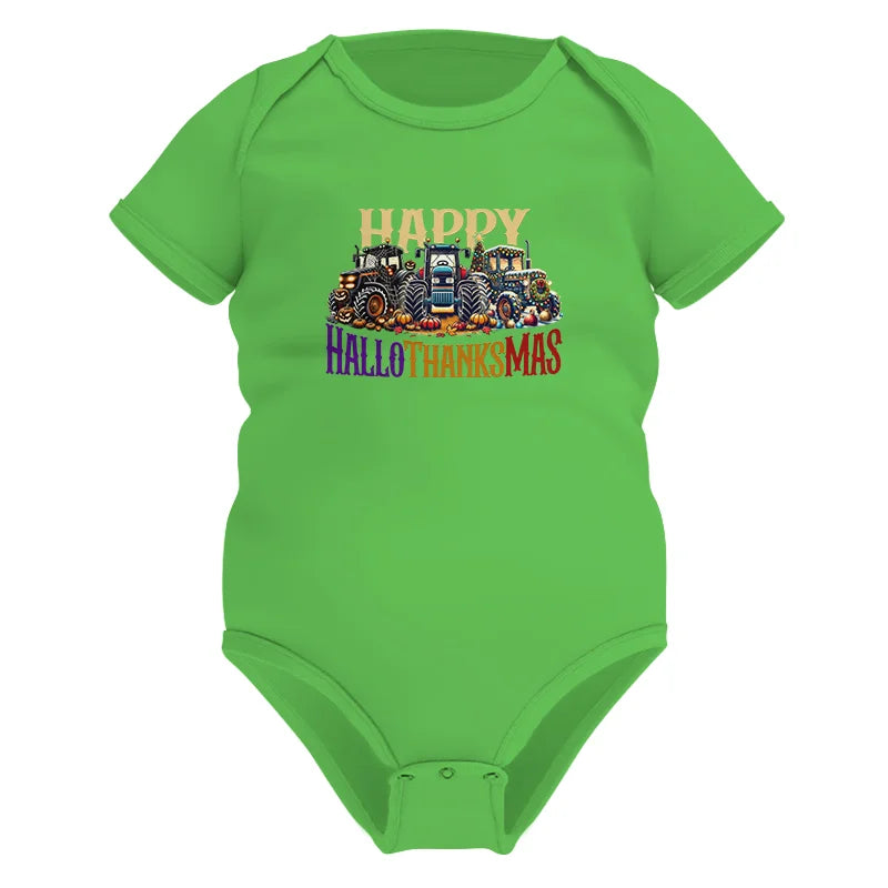 Image of Happy HalloThanksMas - Infant Fine Jersey Bodysuit