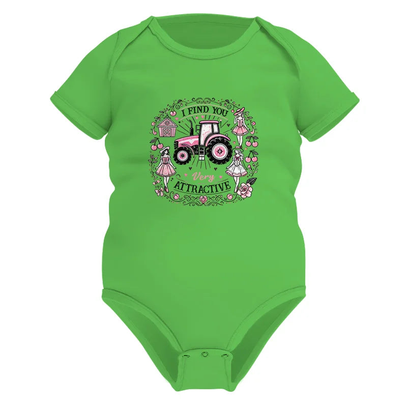 I Find You Very Attractive Pink Cherry - Infant Fine Jersey Bodysuit