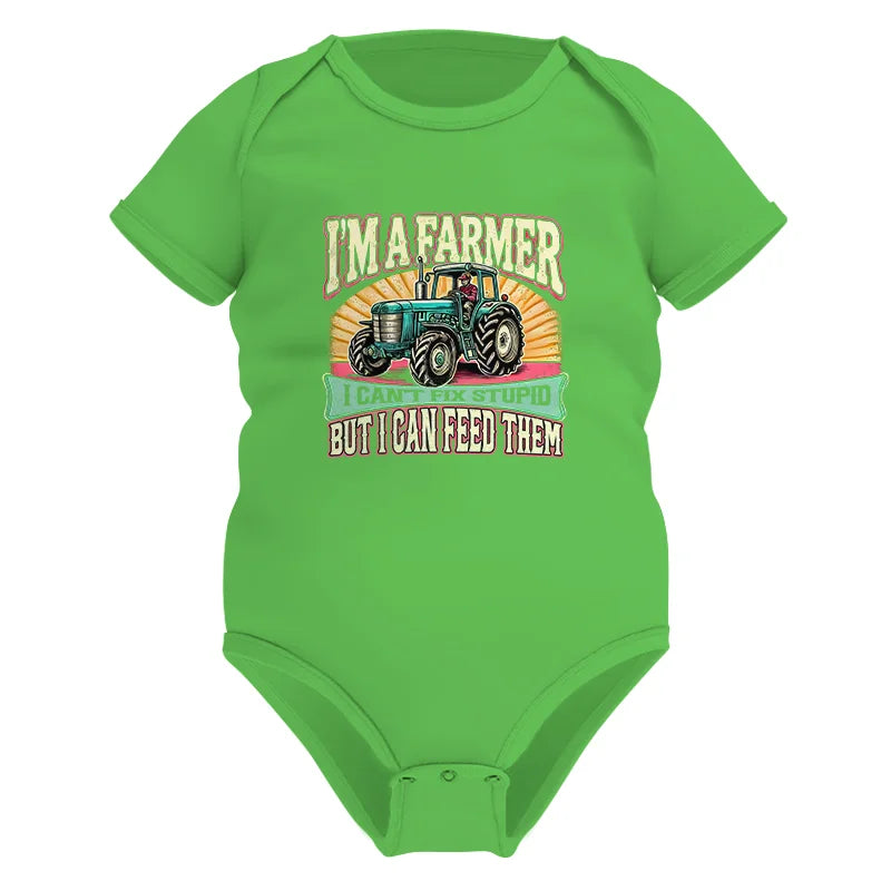 I'm A Farmer_Fix Stupid_Feed Them - Infant Fine Jersey Bodysuit