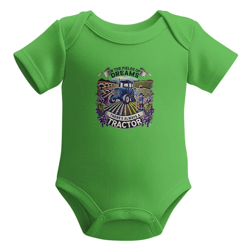 In The Fields Of Dreams There's Always A Tractor 1 - Infant Fine Jersey Bodysuit