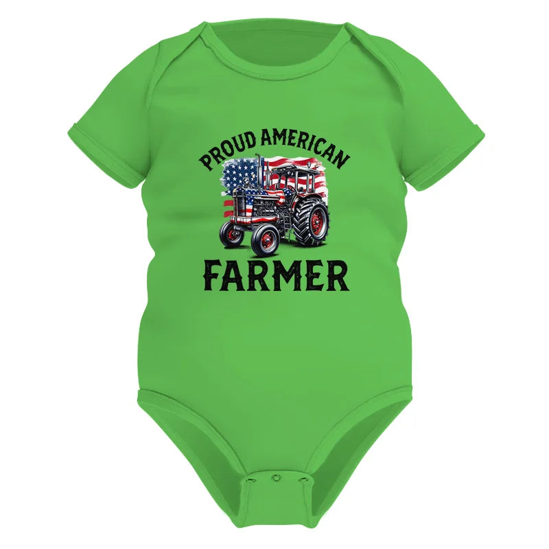 Image of Patriot Tractor - Infant Fine Jersey Bodysuit