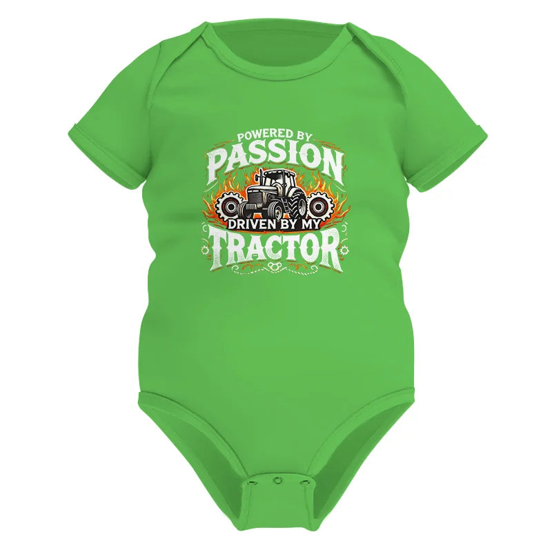 Powered By Passion Driven By My Tractor 1 - Infant Fine Jersey Bodysuit