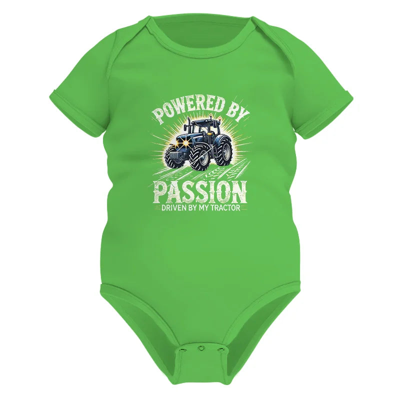 Powered By Passion Driven By My Tractor - Infant Fine Jersey Bodysuit