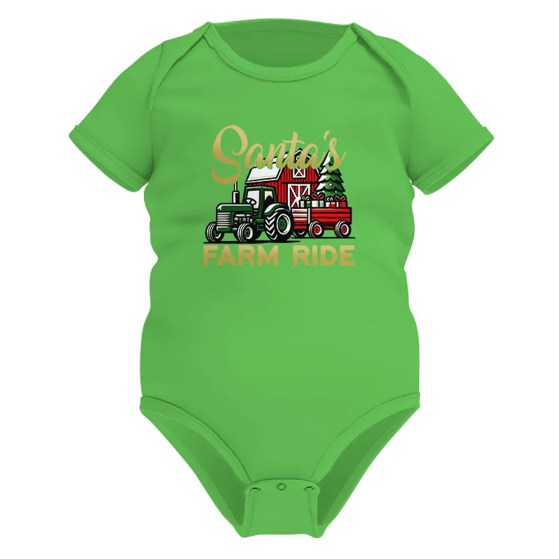 Santa's Farm Ride 2 - Infant Fine Jersey Bodysuit