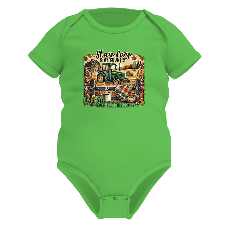 Stay Cozy_Stay Country_Farm Life Never Felt This Comfy 2 - Infant Fine Jersey Bodysuit