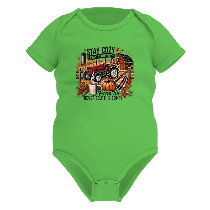 Image of Stay Cozy_Stay Country_Farm Life Never Felt This Comfy - Infant Fine Jersey Bodysuit