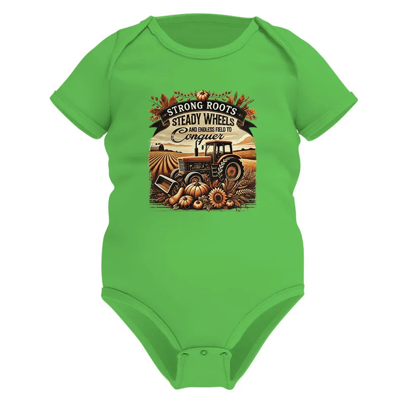 Thanksgiving Farmer Endless Fields To Conquer 2 - Infant Fine Jersey Bodysuit