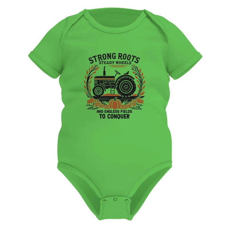 Thanksgiving Farmer Endless Fields To Conquer 3 - Infant Fine Jersey Bodysuit