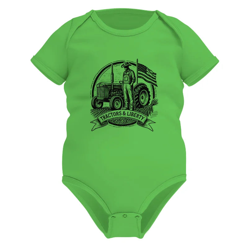 Tractors And Liberty - Infant Fine Jersey Bodysuit