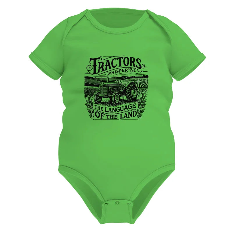 Tractors Whisper The Language Of The Land 1 - Infant Fine Jersey Bodysuit