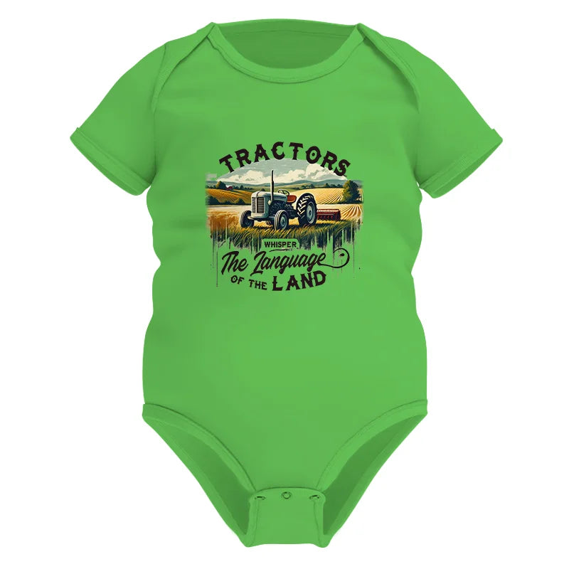 Tractors Whisper The Language Of The Land 2 - Infant Fine Jersey Bodysuit