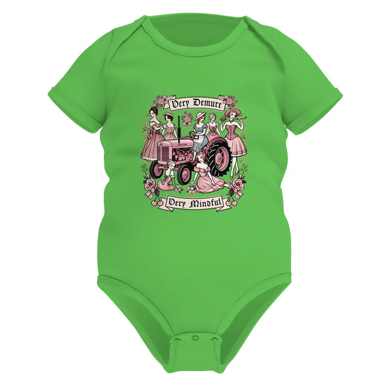 Very Demure Very Mindful Tractor - Infant Fine Jersey Bodysuit