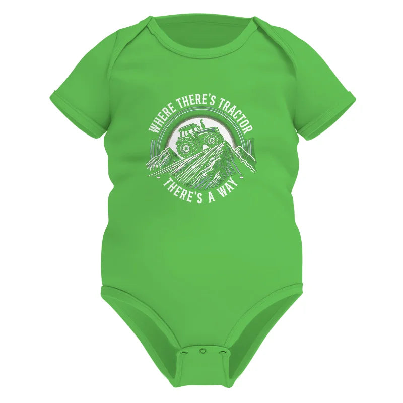 Where There's A Tractor There's A Way 4 - Infant Fine Jersey Bodysuit