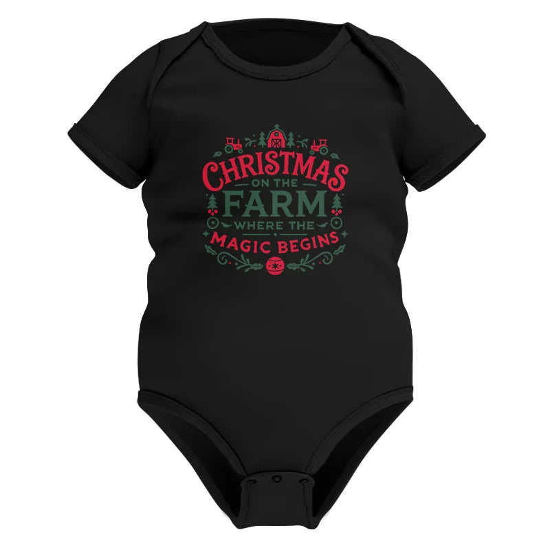 Christmas on the Farm Where the Magic Begins! 1 - Infant Fine Jersey Bodysuit