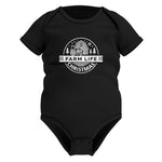 Farm Life Christmas 1 - Infant Fine Jersey Bodysuit