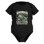 Farm Life Family Strong Together We Grow - Infant Fine Jersey Bodysuit