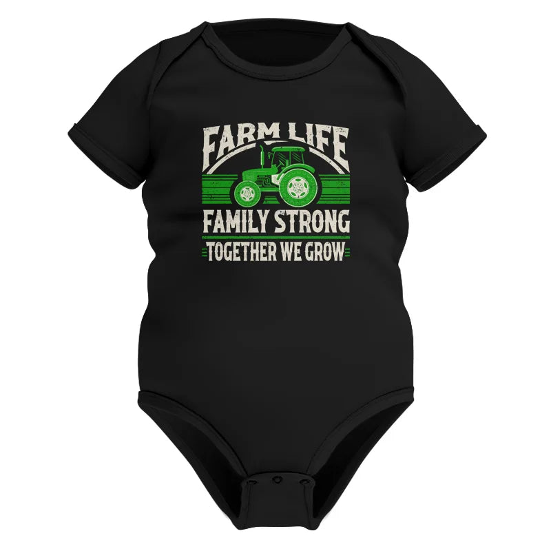 Farm life Family Strong_Together We grow - Infant Fine Jersey Bodysuit