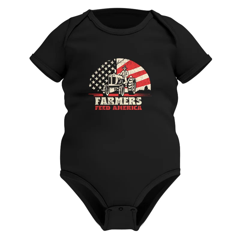 Farmers Feed America Support Farmers - Infant Fine Jersey Bodysuit