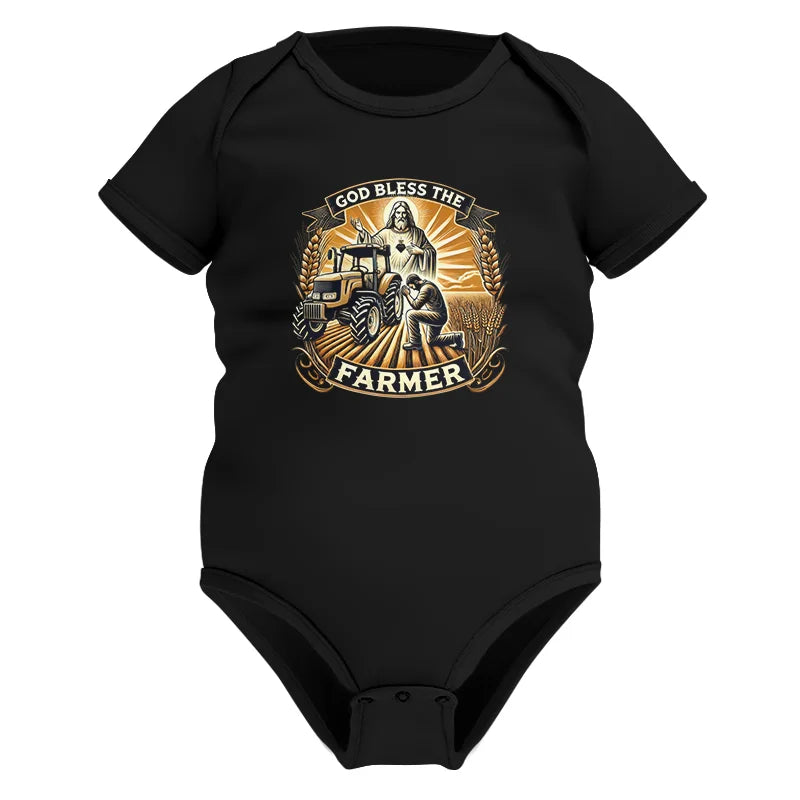 Image of God Bless The Farmer 2 - Infant Fine Jersey Bodysuit