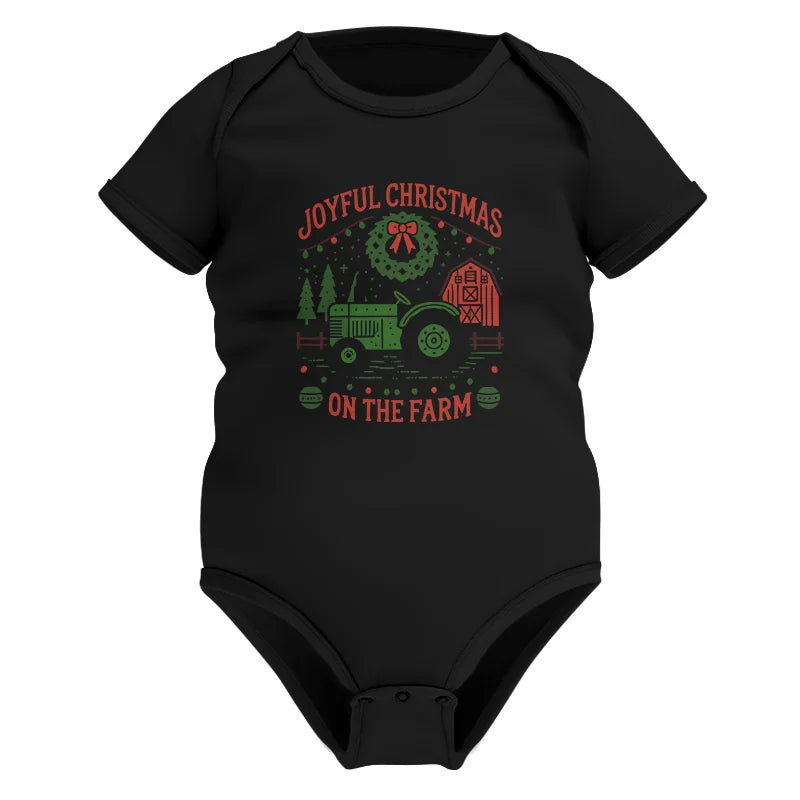 Image of Joyful Christmas On The Farm 3 - Infant Fine Jersey Bodysuit