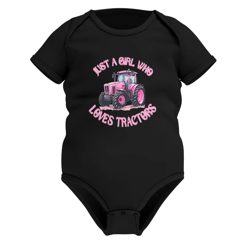 Just A Girl Who Loves Tractors 1 - Infant Fine Jersey Bodysuit