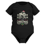 Keep Calm And Farm On! This Christmas - Infant Fine Jersey Bodysuit