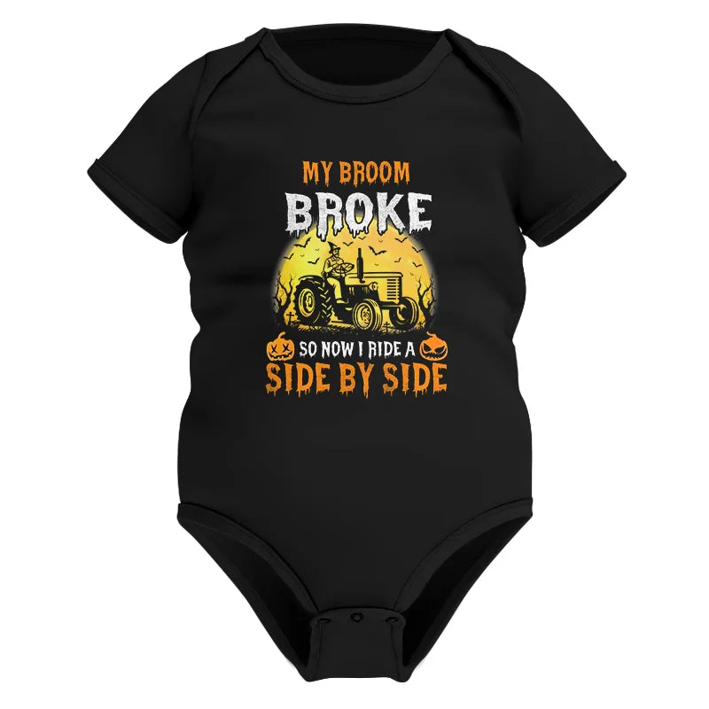 My Broom Broke_I Have A Tractor Halloween - Infant Fine Jersey Bodysuit