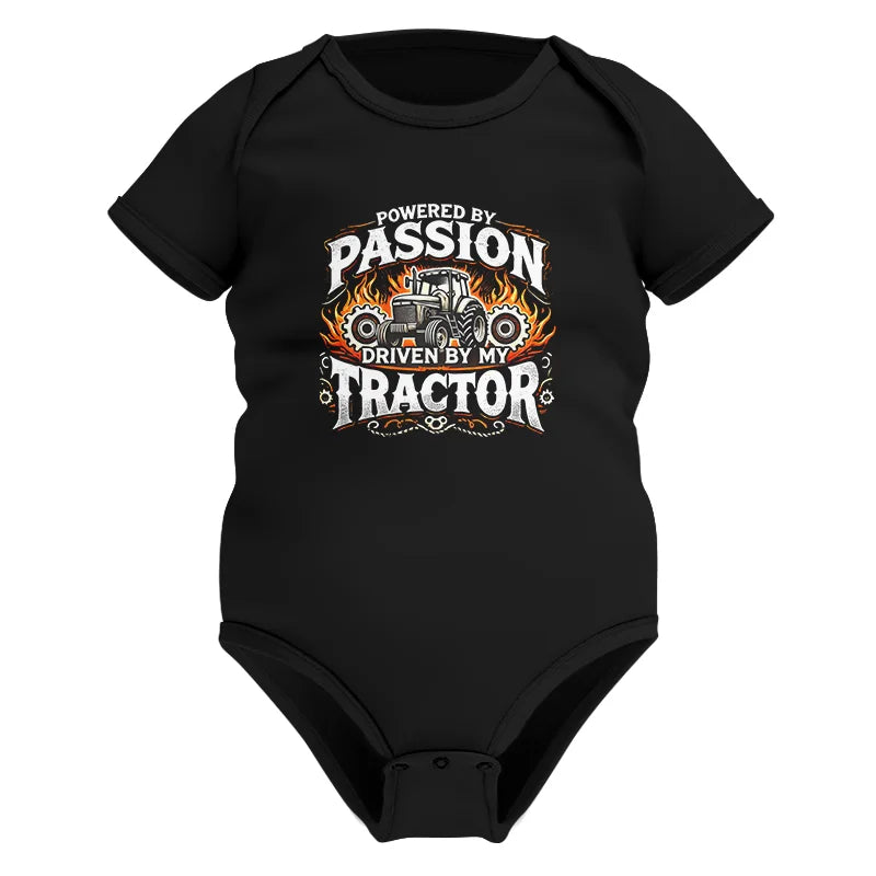 Powered By Passion Driven By My Tractor 1 - Infant Fine Jersey Bodysuit