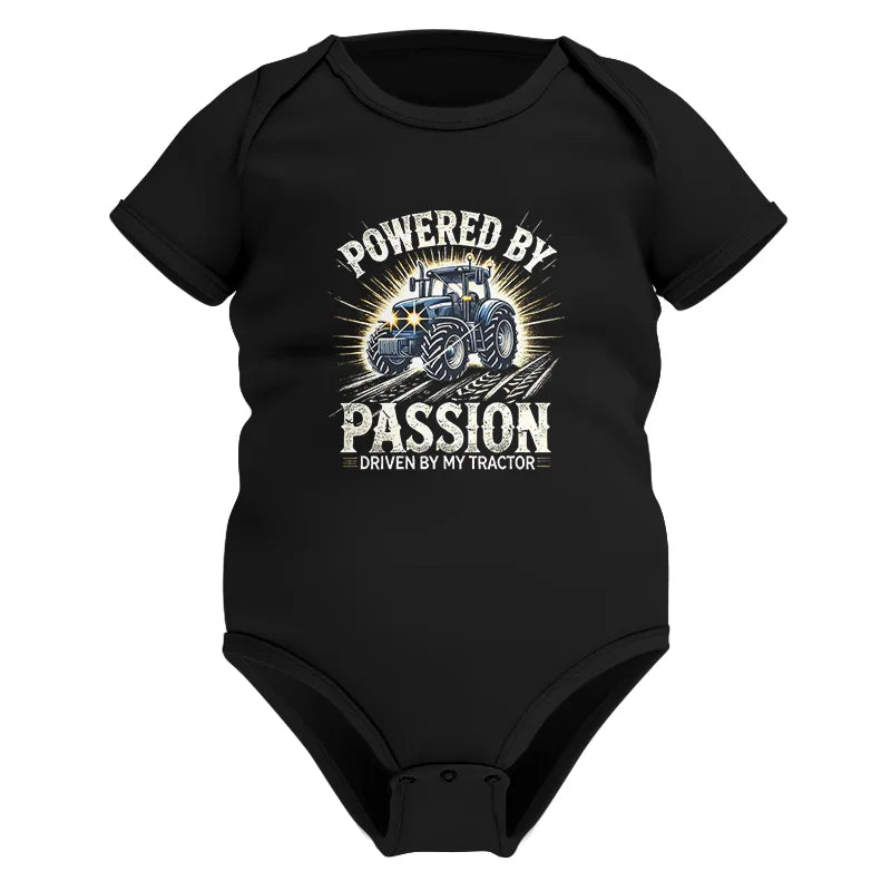 Powered By Passion Driven By My Tractor - Infant Fine Jersey Bodysuit