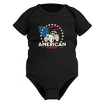 Proud To Be An American Farmer Citizen Veteran - Infant Fine Jersey Bodysuit