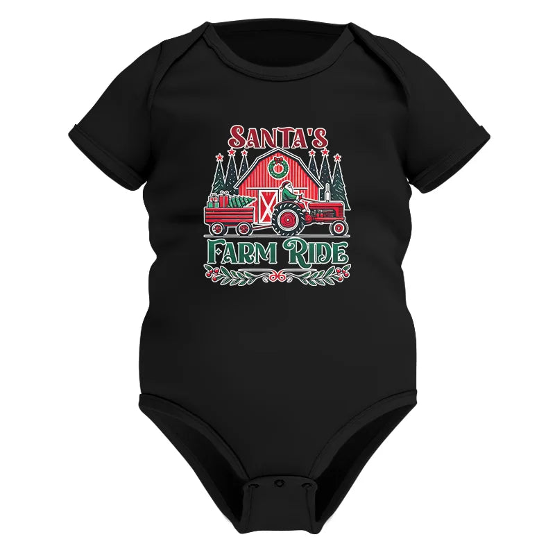 Santa's Farm Ride 1 - Infant Fine Jersey Bodysuit