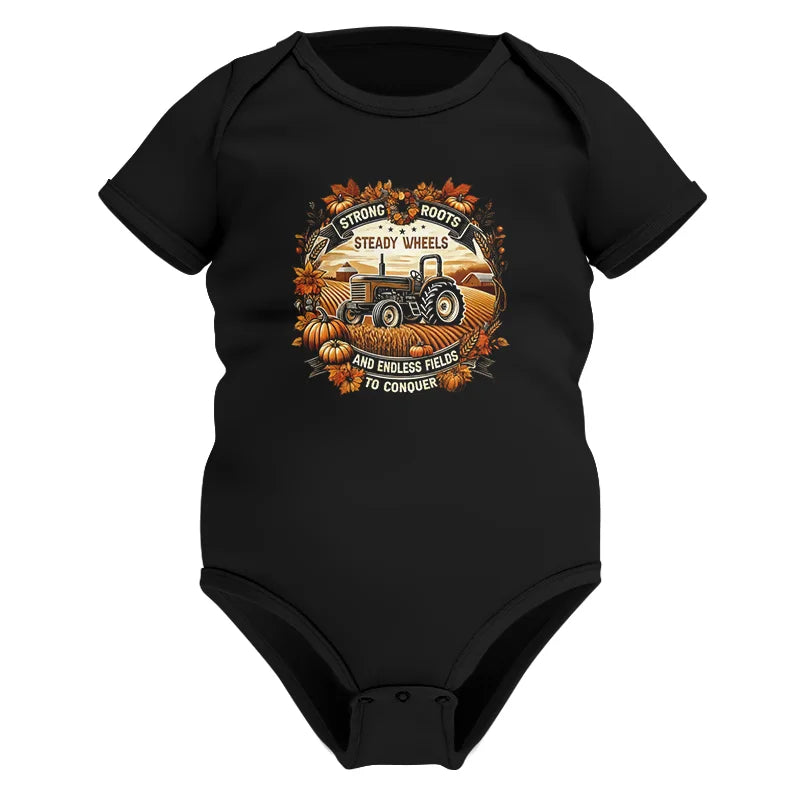 Thanksgiving Farmer Endless Fields To Conquer 1 - Infant Fine Jersey Bodysuit