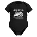 That's What I Do I Ride Tractors - Infant Fine Jersey Bodysuit