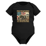 Veteran Farmer From The Battlefield To The Farm Field 1 - Infant Fine Jersey Bodysuit