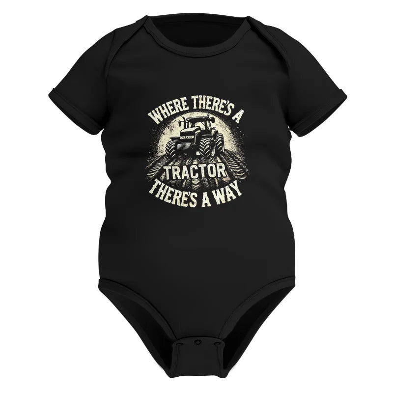 Image of Where There's A Tractor There's A Way 3 - Infant Fine Jersey Bodysuit