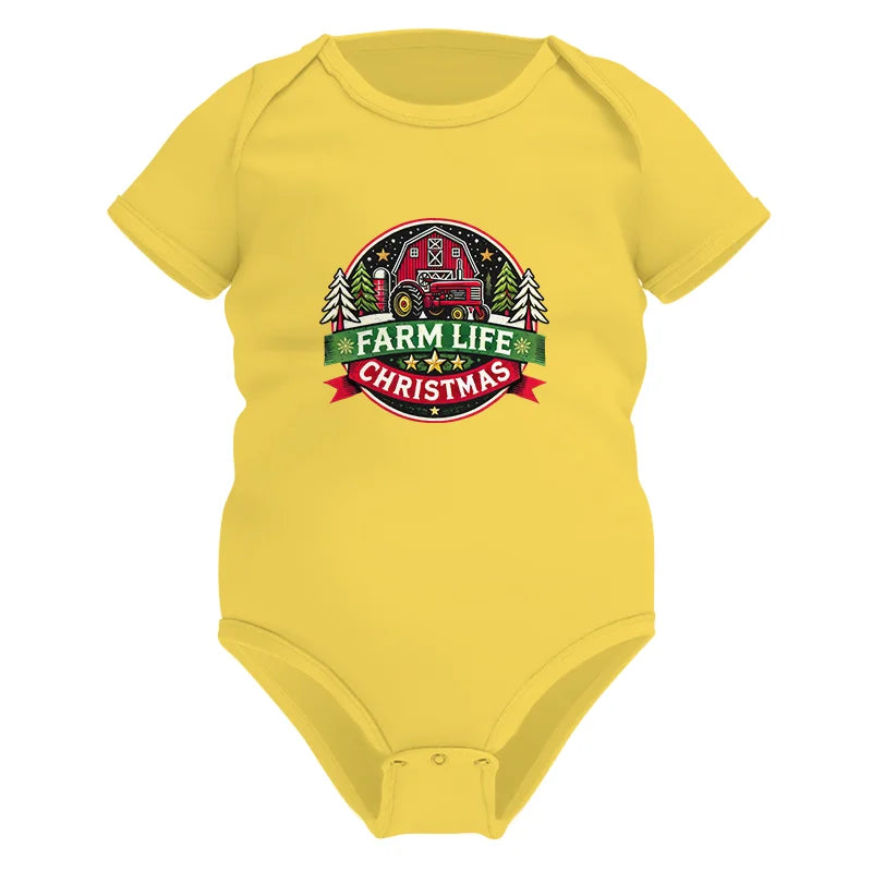 Farm Life Christmas 3 - Infant Fine Jersey Bodysuit