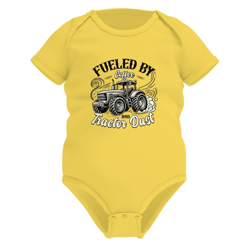 Fueled By Coffee And Tractor Dust 2 - Infant Fine Jersey Bodysuit