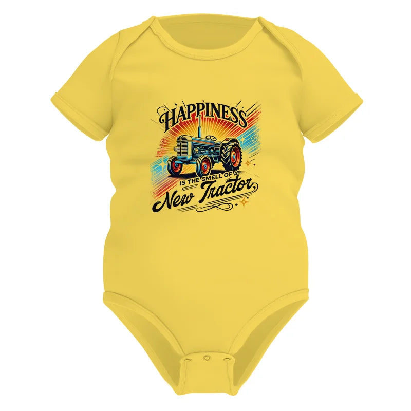 Happiness Is The Smell Of A New Tractor - Infant Fine Jersey Bodysuit