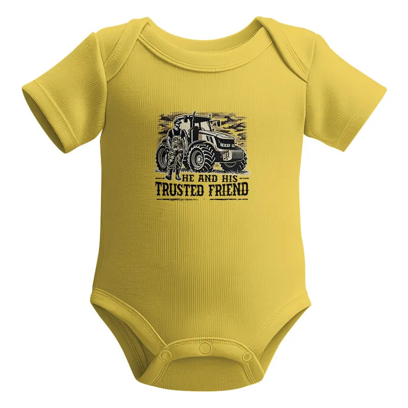 He and His Trusted Friend - Infant Fine Jersey Bodysuit