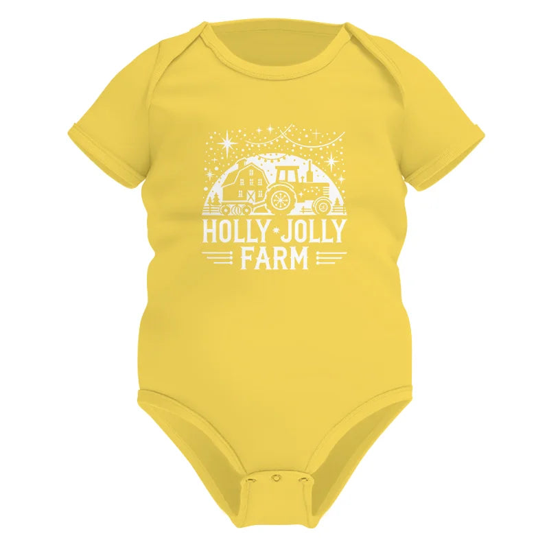 Holly Jolly Farm 2 - Infant Fine Jersey Bodysuit