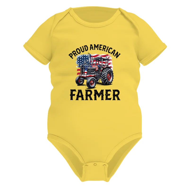 Image of Patriot Tractor - Infant Fine Jersey Bodysuit