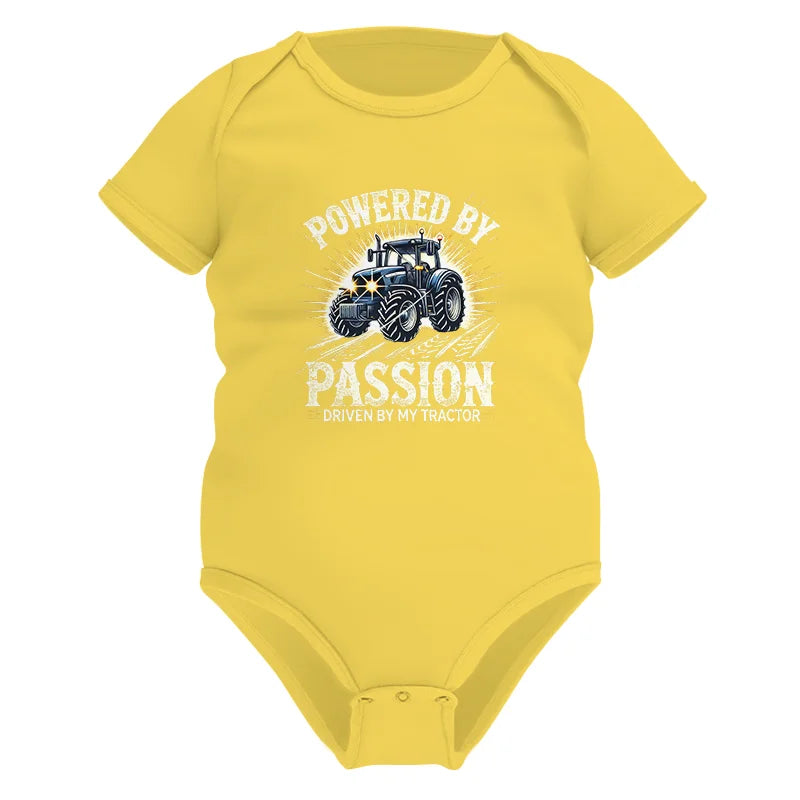 Powered By Passion Driven By My Tractor - Infant Fine Jersey Bodysuit