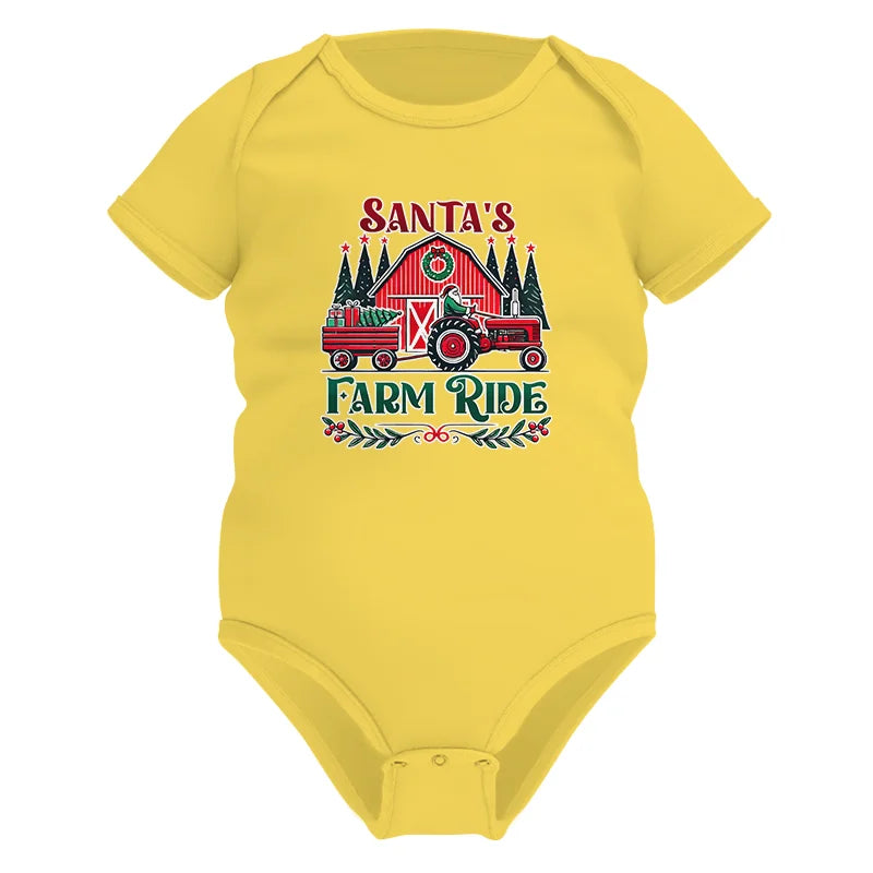 Santa's Farm Ride 1 - Infant Fine Jersey Bodysuit